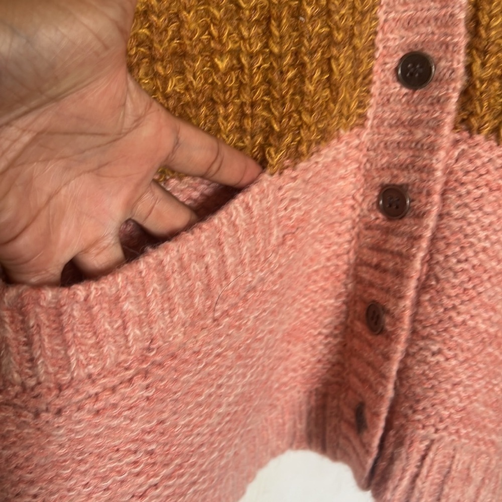 Sundance color block cardigan  size medium - Picture 3 of 7